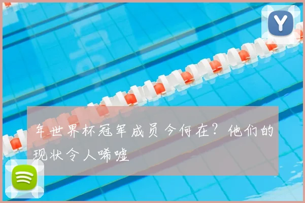 年世界杯冠军成员今何在?他们的现状令人唏嘘